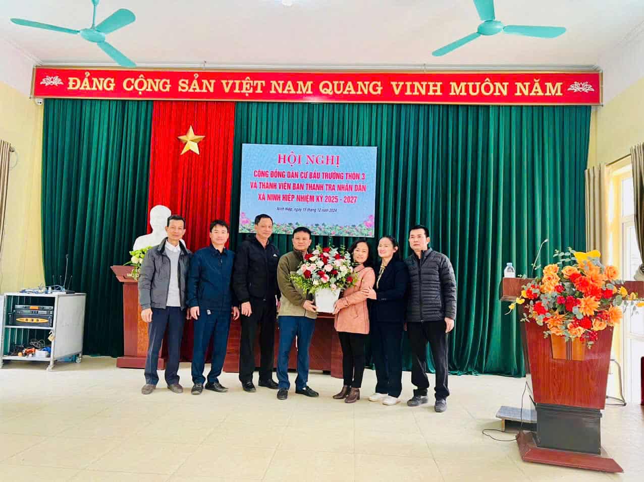 Xã Ninh Hiệp hoàn thành bầu cử Trưởng thôn,  thành viên Ban thanh tra nhân dân nhiệm kỳ 2025-2027